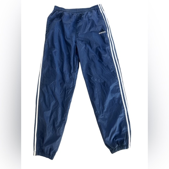 Adidas Navy Blue Track Pants - Picture 1 of 9